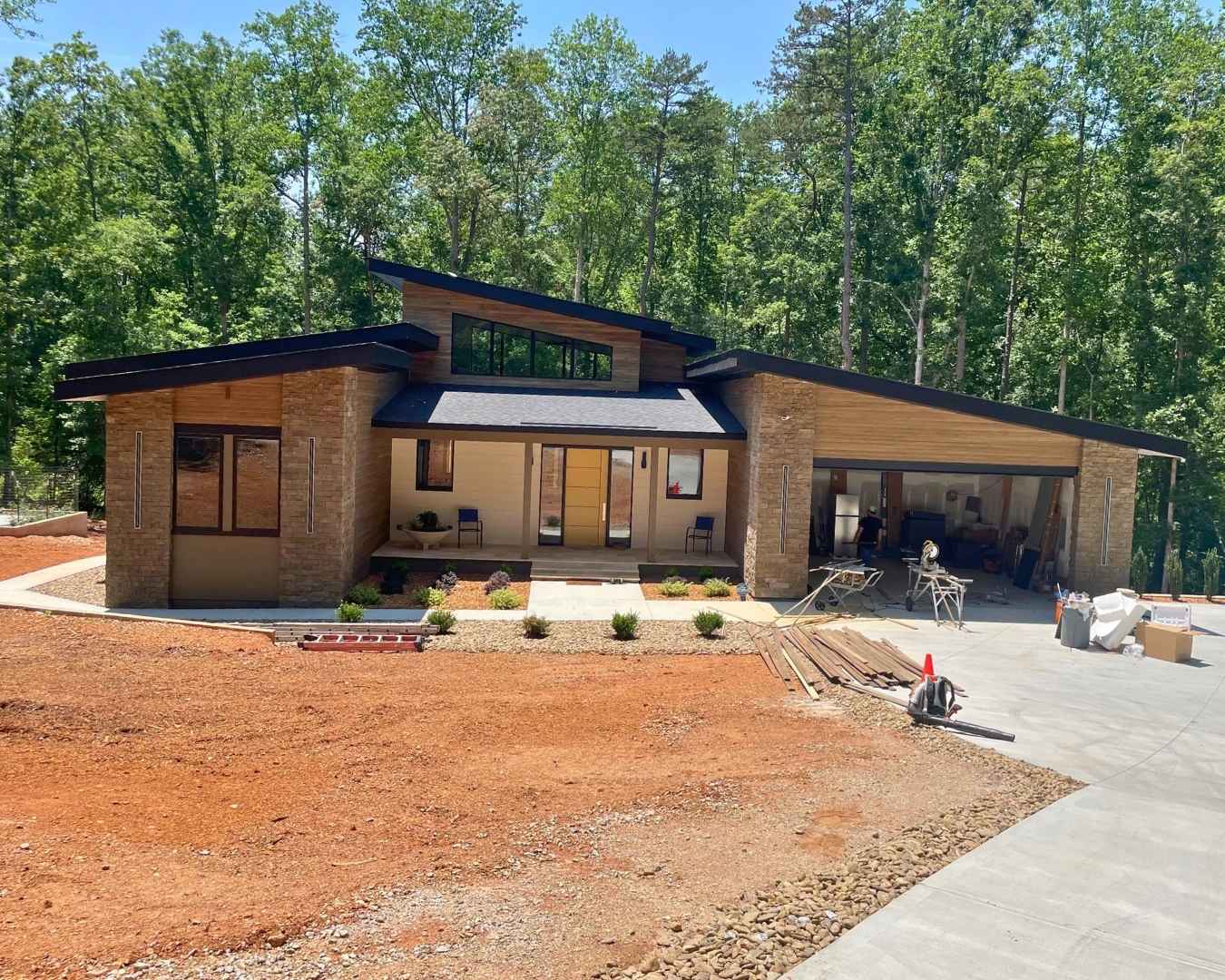 Beautiful home exterior showcasing siding, windows, and gutters by Atomic Exteriors in Upstate SC